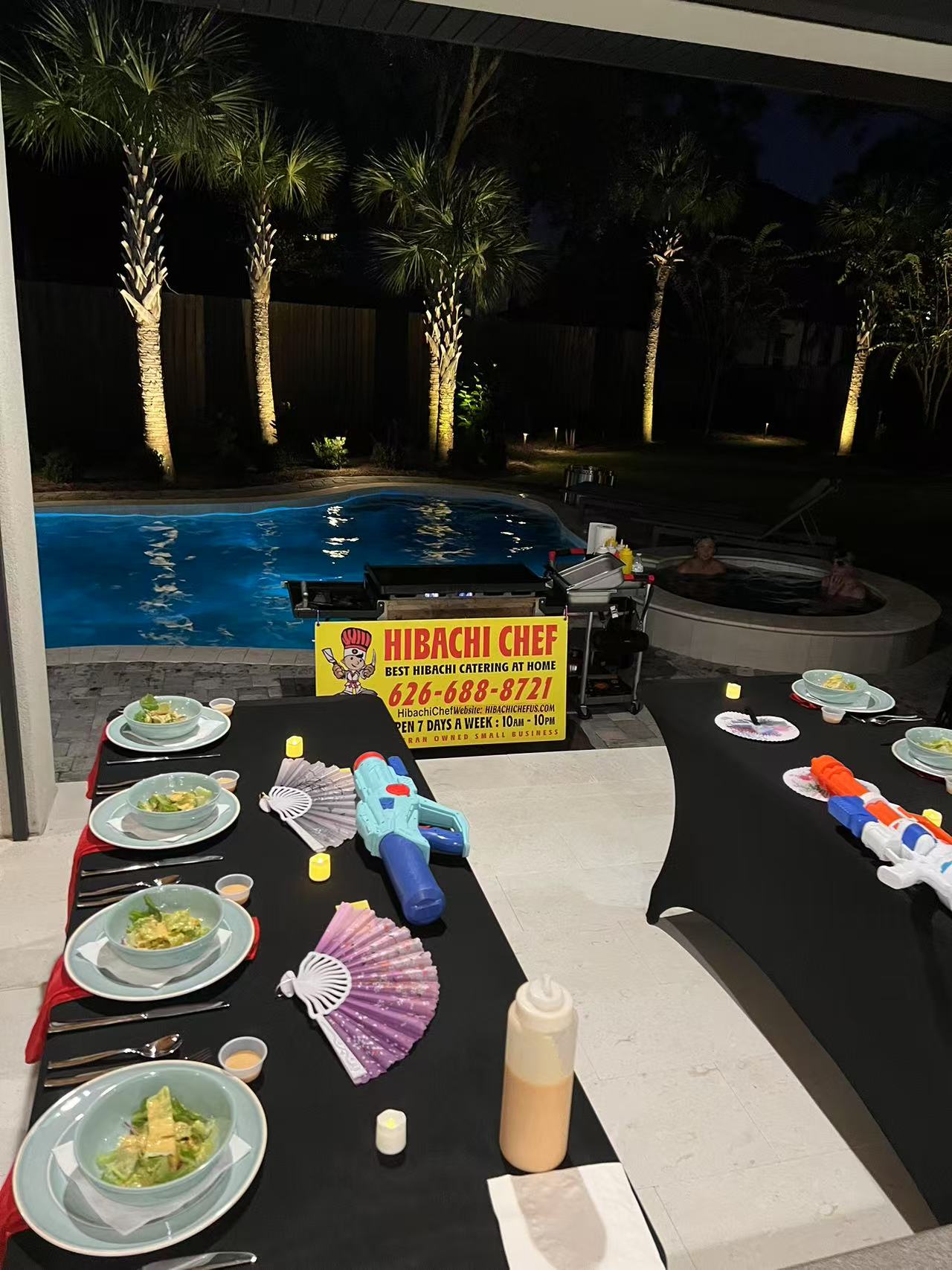 Private hibachi dinner Destin FL
